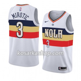 Dres New Orleans Pelicans Nikola Mirotic 3 Nike 2018-19 Bijela Swingman
